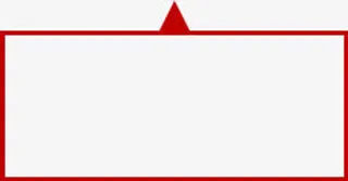 红色几何三角形长方形题目板免抠
