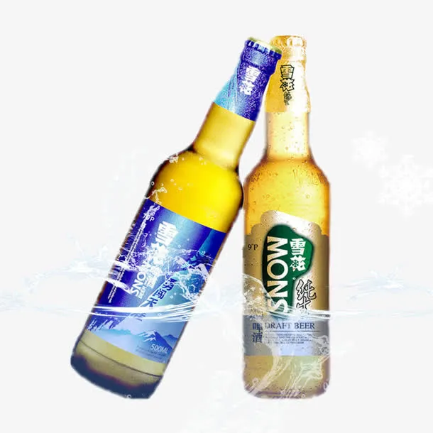 雪花啤酒免抠