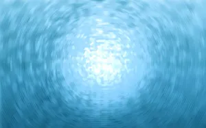 蓝色水面光线海报背景