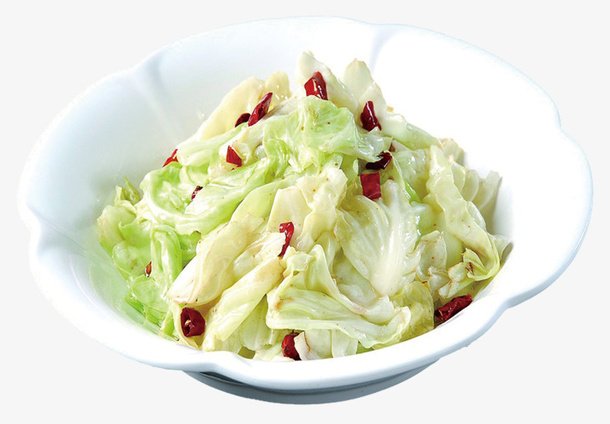 辣椒炒白菜免抠