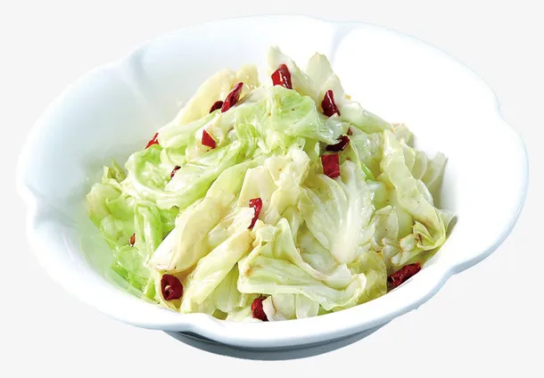 辣椒炒白菜免抠