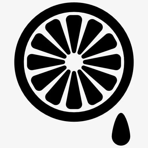 柠檬片和一滴图标免抠