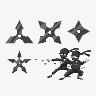 矢量图忍者免抠