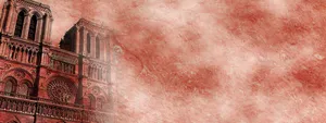 复古英伦建筑背景促销banner高清