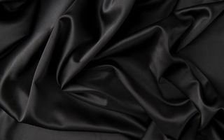 黑色褶皱的绸缎海报背景免抠