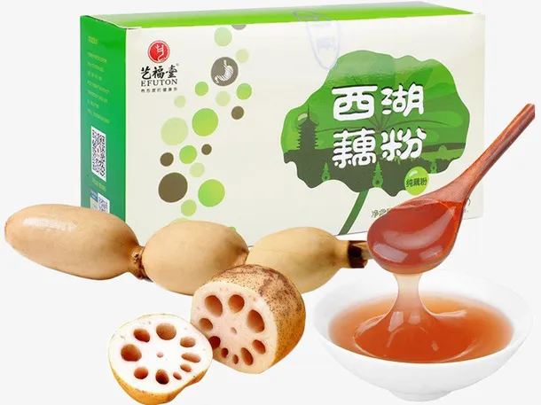 西湖藕粉免抠