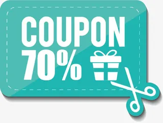 代金劵优惠卡设计矢量素材免抠