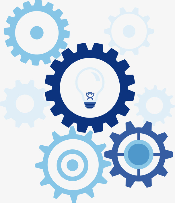 矢量图旋转的齿轮免抠