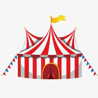 矢量三顶帐篷免抠