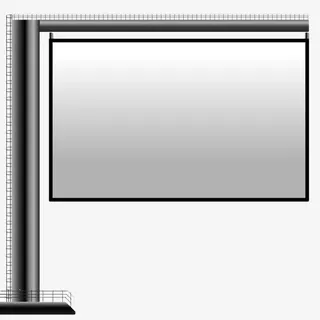 手绘矢量广告牌免抠
