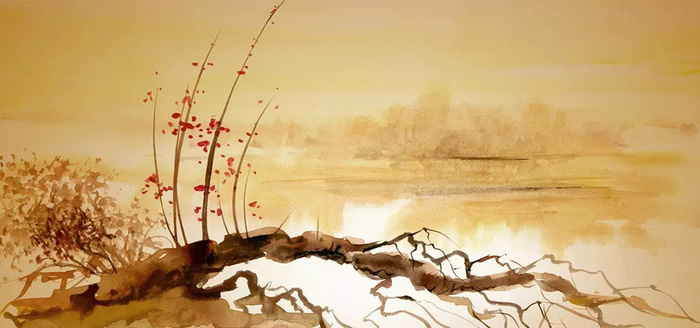 山水油画高清