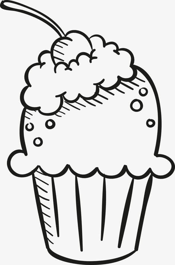 樱桃小蛋糕.免抠