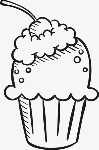 樱桃小蛋糕.免抠