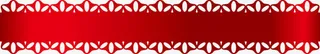 七夕红色半花边条幅免抠