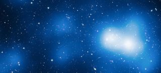 科技蓝色星空背景高清