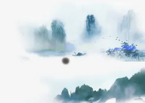 山峰古风免抠