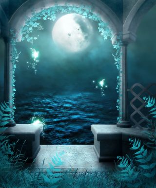 浪漫蓝色背景高清