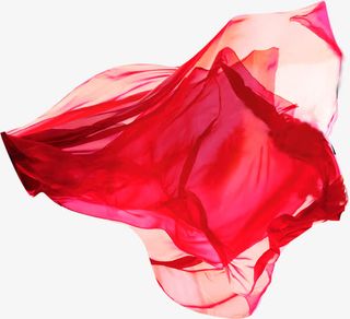 飘扬的丝绸党建免抠