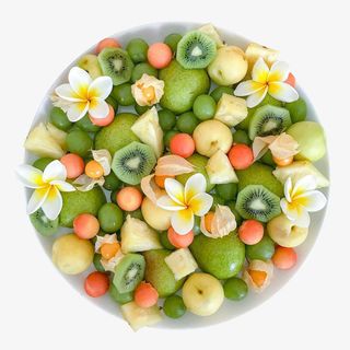 花果水晶拼盘免抠