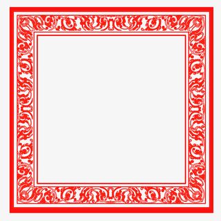 方形花纹汉朝文化免抠