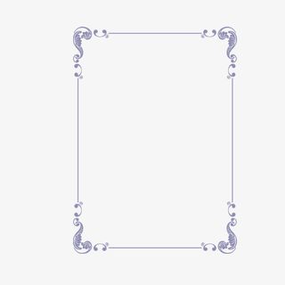 简约边框免抠装饰边框元素