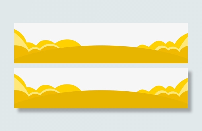 黄色金融卡通背景