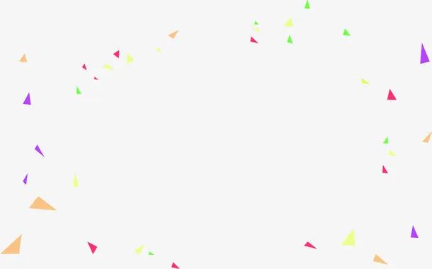 创意元素小图不规则形状三角形免抠
