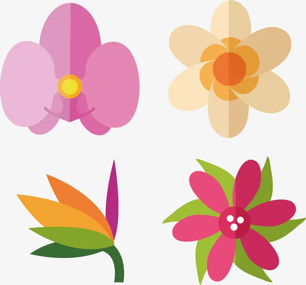 四款春季花瓣免抠