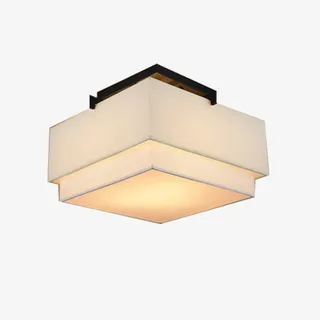 现代新中式吊灯鸟笼灯免抠