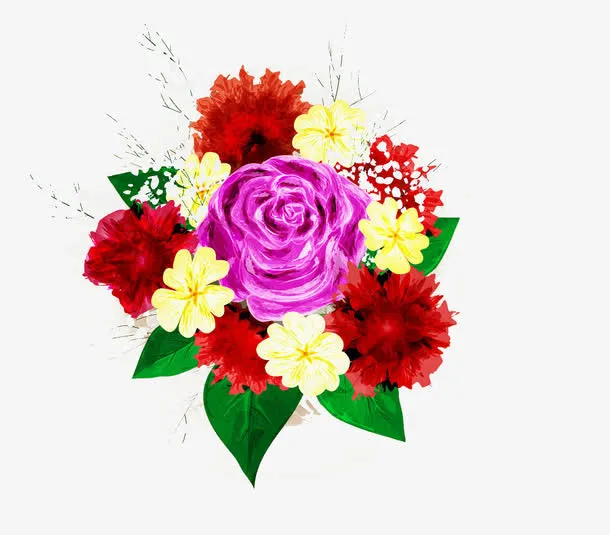一束鲜花免抠