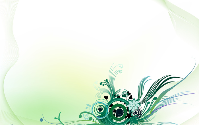 墨绿时尚花卉矢量背景高清