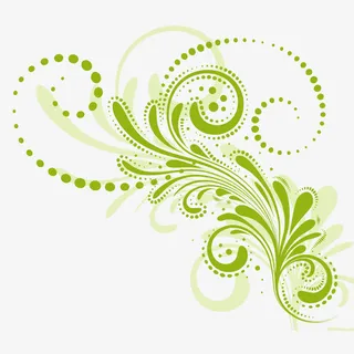 素雅花蔓矢量素材免抠