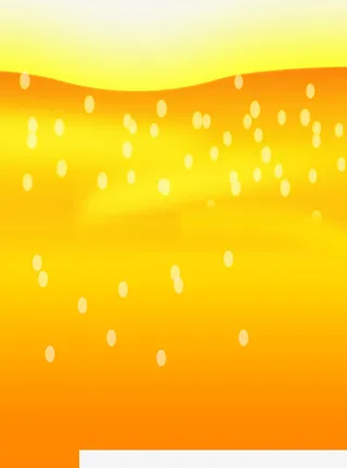 黄色渐变光效吊旗免抠