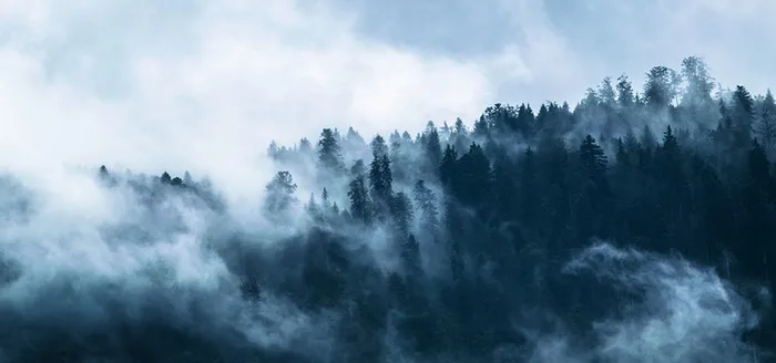 山林云雾缭绕背景图高清