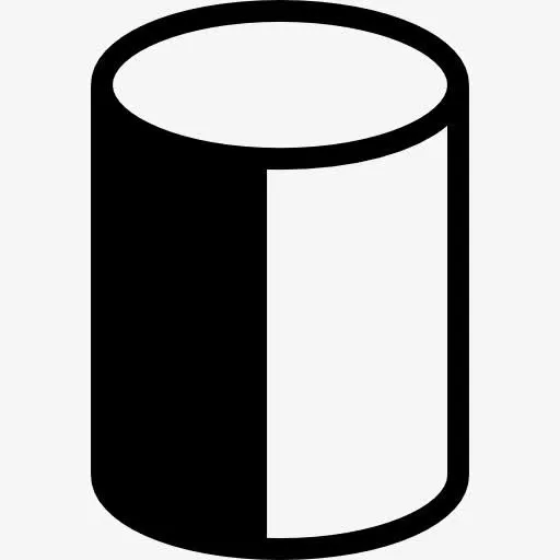 圆柱形物体在二维图标免抠