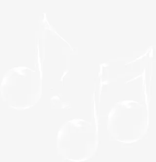 白色音符免抠