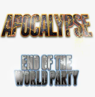 末日浩劫艺术字免抠