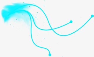 蓝色发散线条光晕光效海报背景