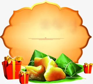 端午节感恩促销粽子卡通装饰免抠