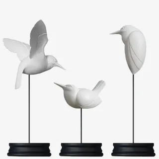 北欧简约鸟摆件免抠