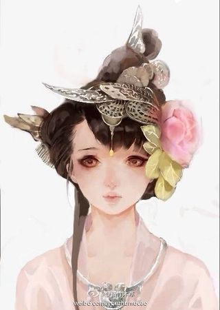 古风花小仙女免抠