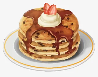 矢量手绘煎饼蛋糕免抠