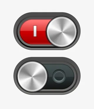 播放器银色金属拉丝按钮免抠