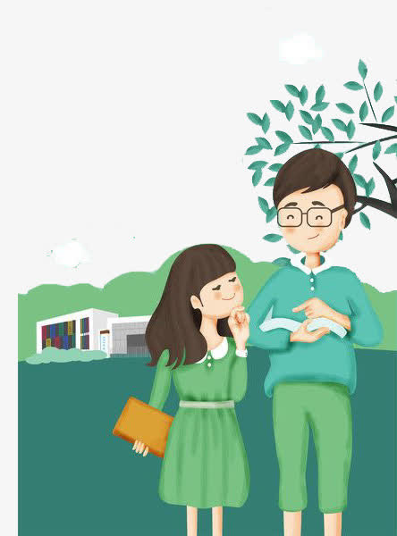 卡通版教师节快乐海报免抠