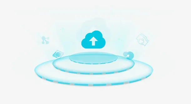 创意科技效果百度云标志免抠