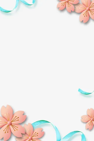 立体创意花朵装饰背景