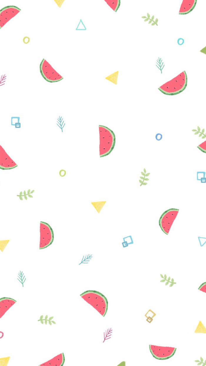 夏天 手机背景 西瓜 底纹 大暑 小暑高清