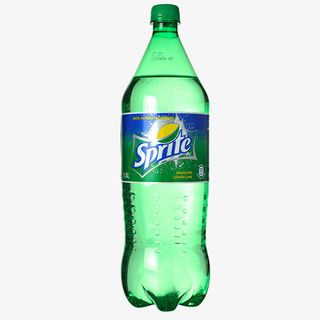 绿色简约装饰雪碧设计图免抠