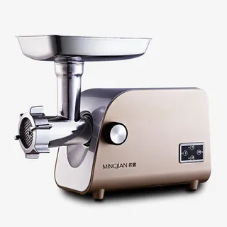 名健土豪金色不锈钢绞肉机免抠