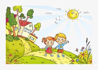 卡通儿童人物下载免抠